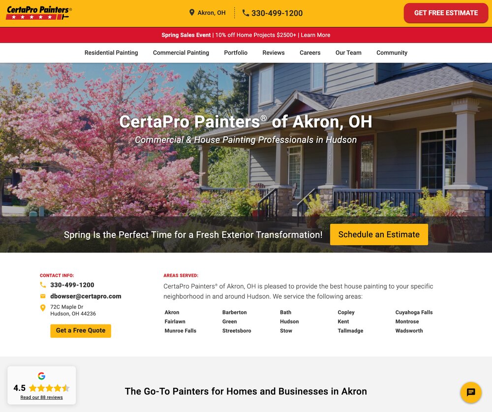 CertaPro Painters of Akron
