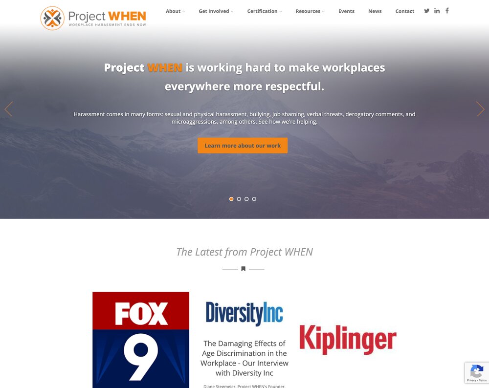 Project WHEN (Workplace Harassment Ends Now)