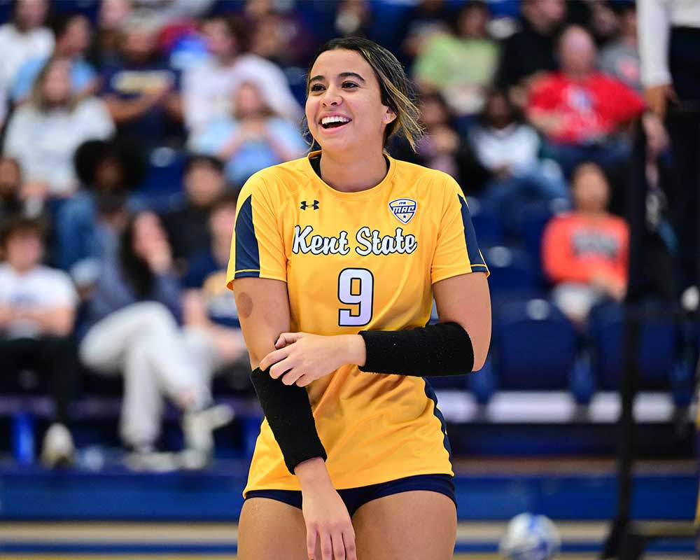 Player celebrates point