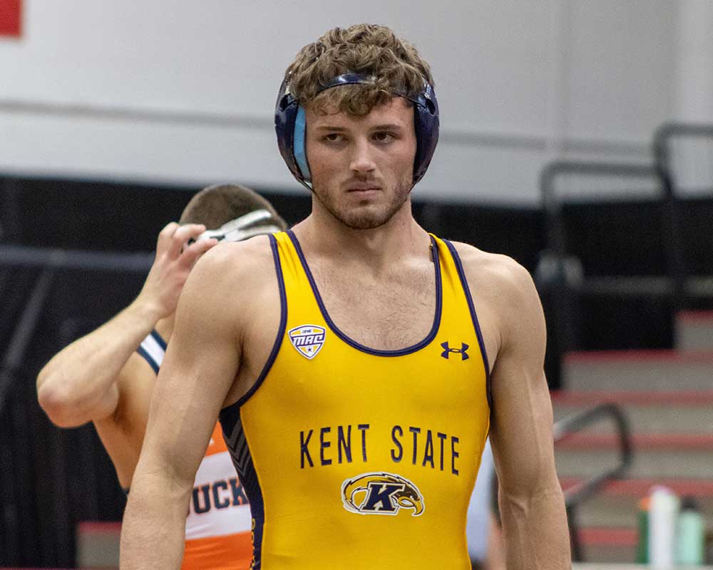 Wrestler before match