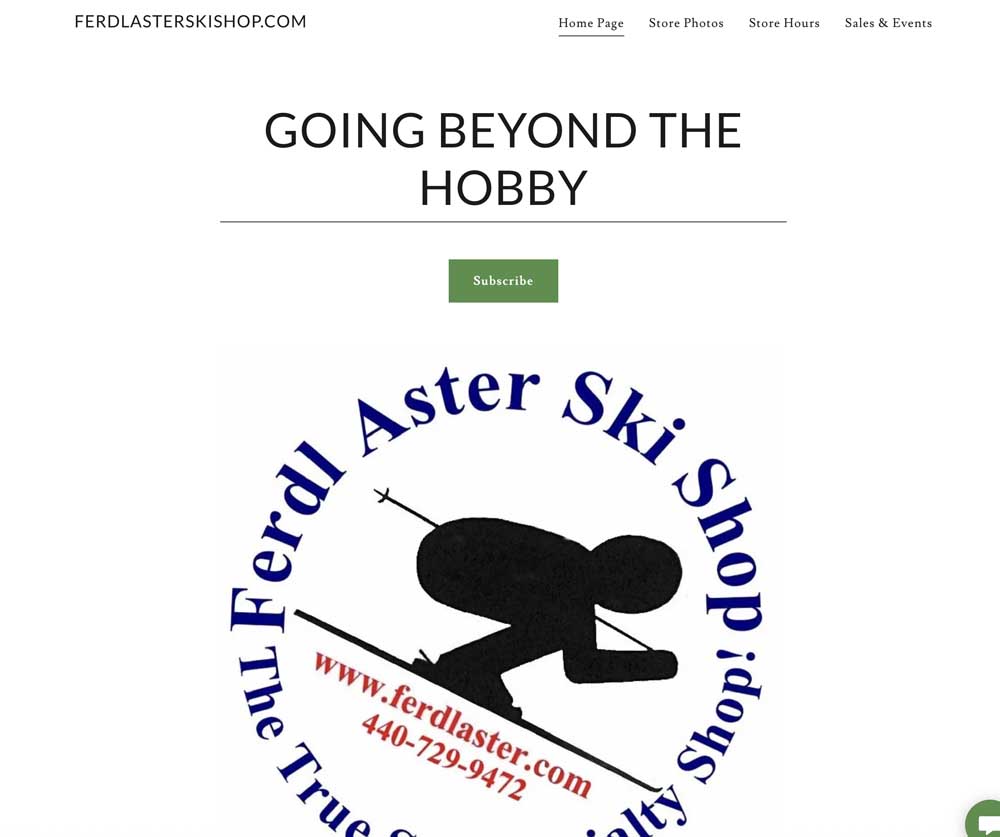 Ferdl Aster Ski Shop